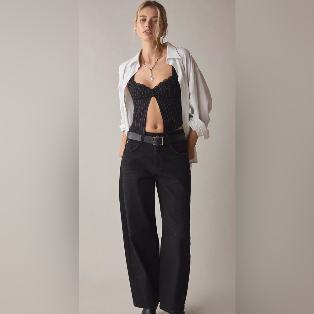 Urban Outfitters -Black Corset Top